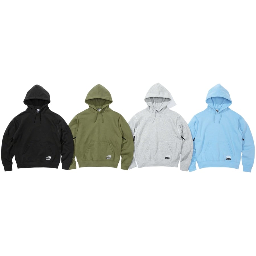 Details on Supreme The North Face Convertible Hooded Sweatshirt from spring summer
                                            2023 (Price is $148)