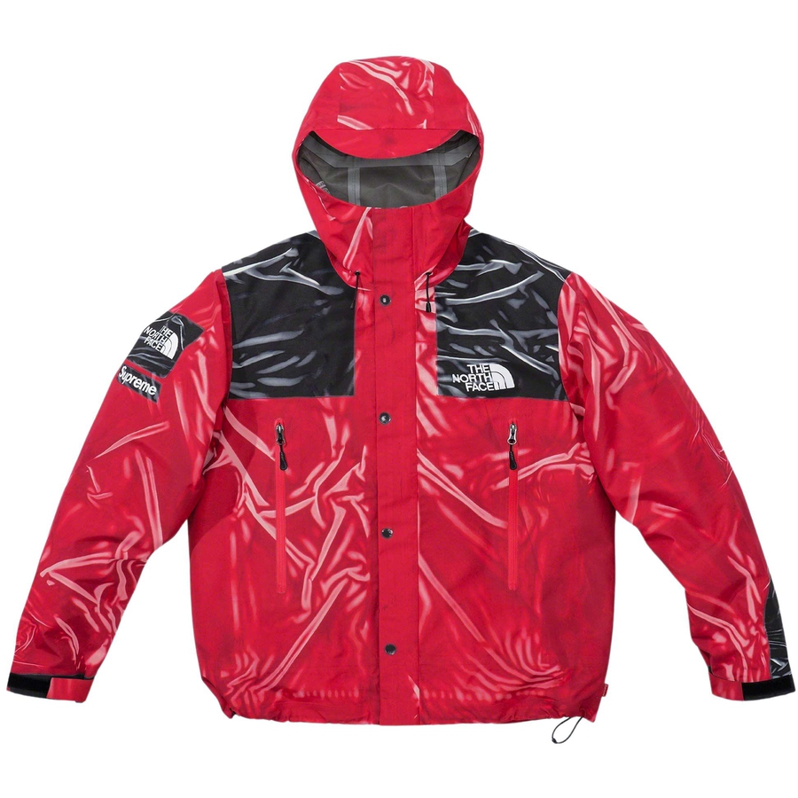 Details on Supreme The North Face Trompe L’oeil Printed Taped Seam Shell Jacket  from spring summer 2023 (Price is $398)