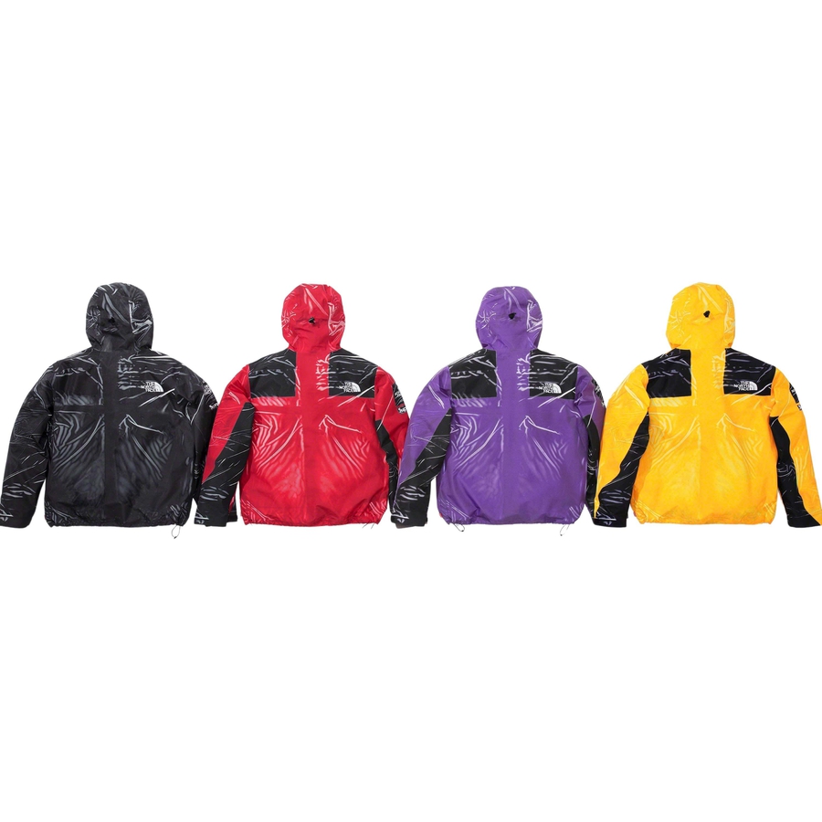Details on Supreme The North Face Trompe L’oeil Printed Taped Seam Shell Jacket  from spring summer
                                                    2023 (Price is $398)