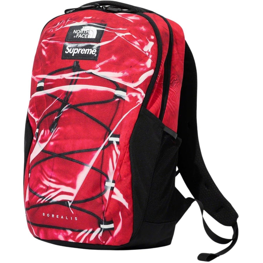 Details on Supreme The North Face Trompe L’oeil Printed Borealis Backpack  from spring summer
                                                    2023 (Price is $158)