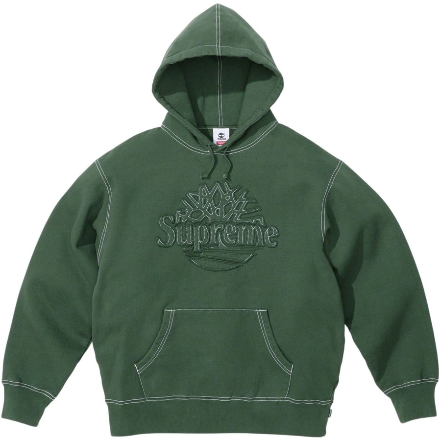 Details on Supreme Timberland Hooded Sweatshirt  from spring summer
                                                    2023 (Price is $158)