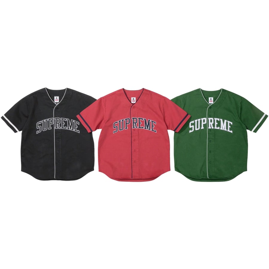 Details on Supreme Timberland Baseball Jersey from spring summer
                                            2023 (Price is $138)