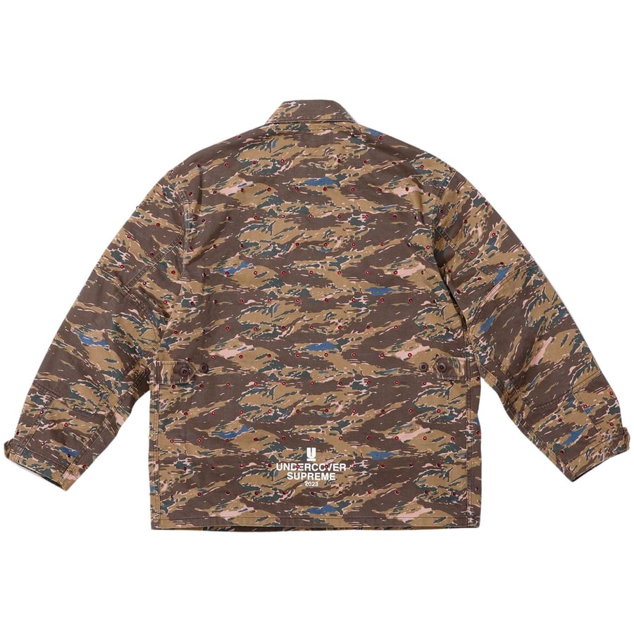 Details on Supreme UNDERCOVER Studded BDU Jacket  from spring summer
                                                    2023 (Price is $598)