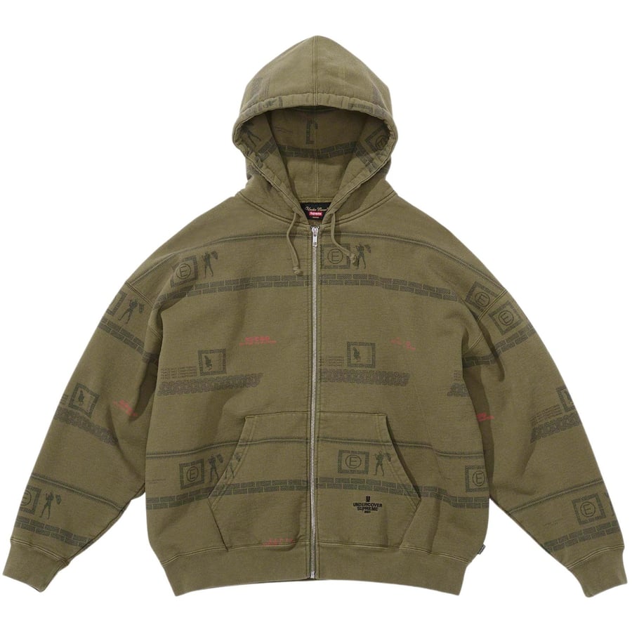 Details on Supreme UNDERCOVER Zip Up Hooded Sweatshirt  from spring summer
                                                    2023 (Price is $188)