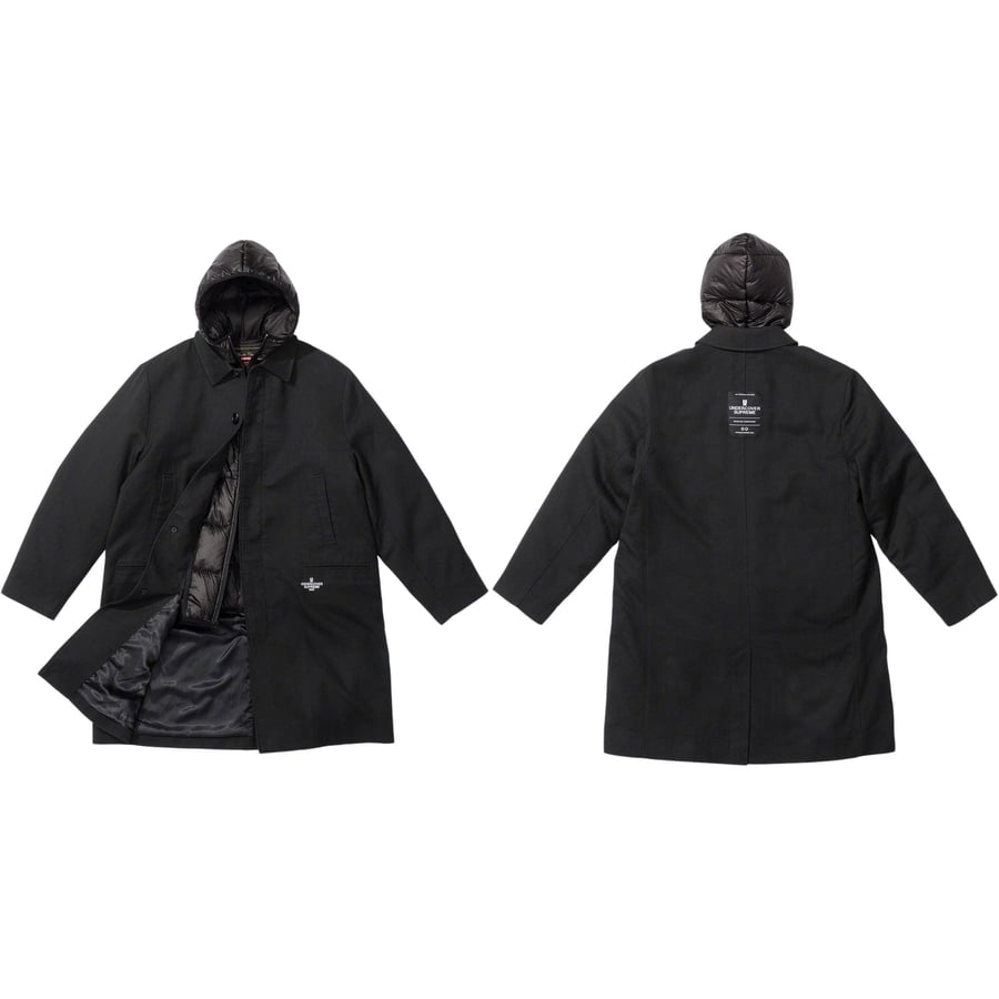 Details on Supreme UNDERCOVER Trench + Puffer Jacket from spring summer
                                            2023 (Price is $498)