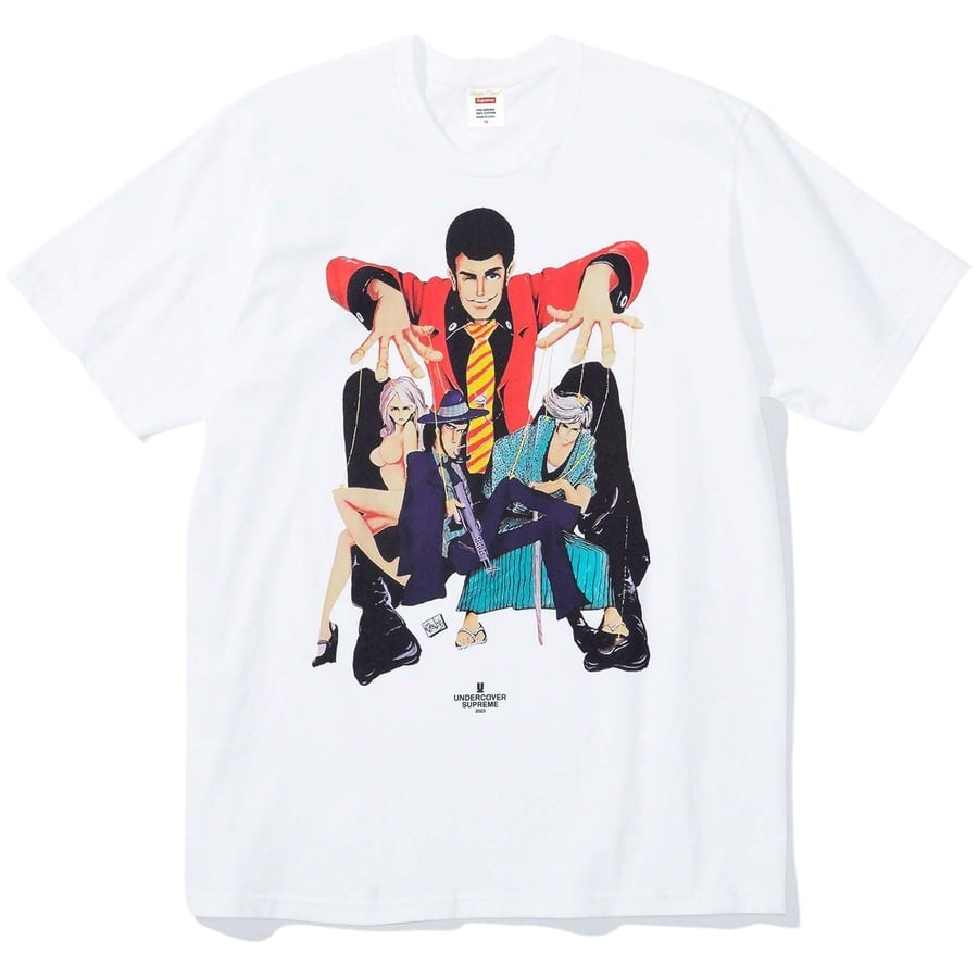 Details on Supreme UNDERCOVER Lupin Tee  from spring summer
                                                    2023 (Price is $54)