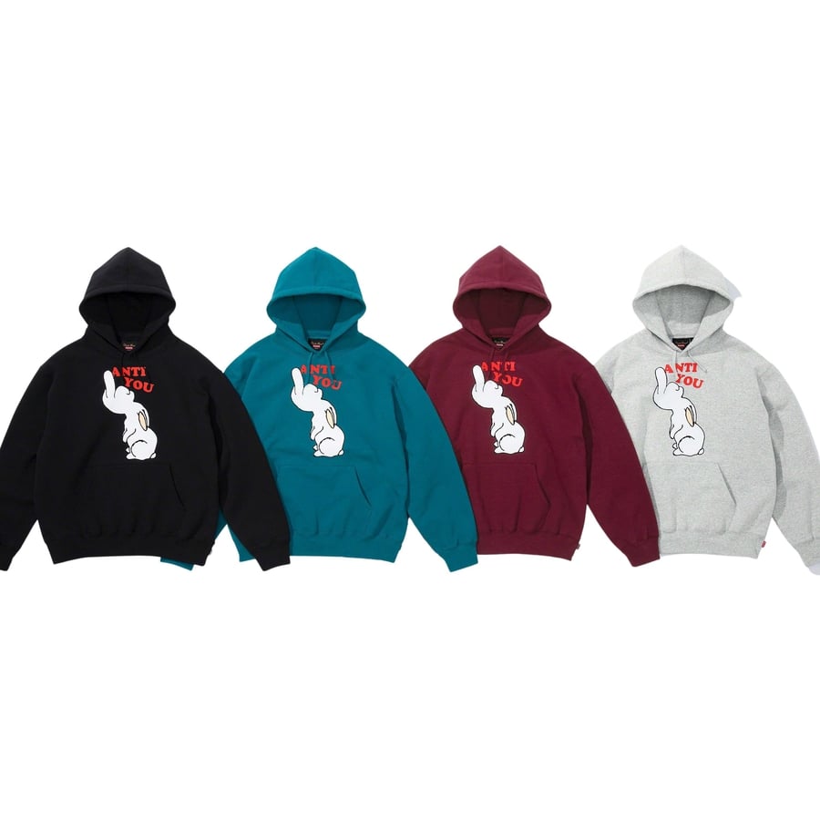 Details on Supreme UNDERCOVER Anti You Hooded Sweatshirt from spring summer
                                            2023 (Price is $178)