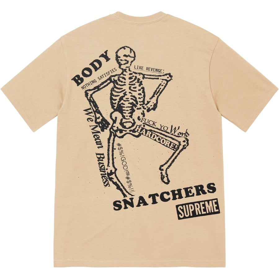 Supreme Body Snatchers Tee released during spring summer 23 season