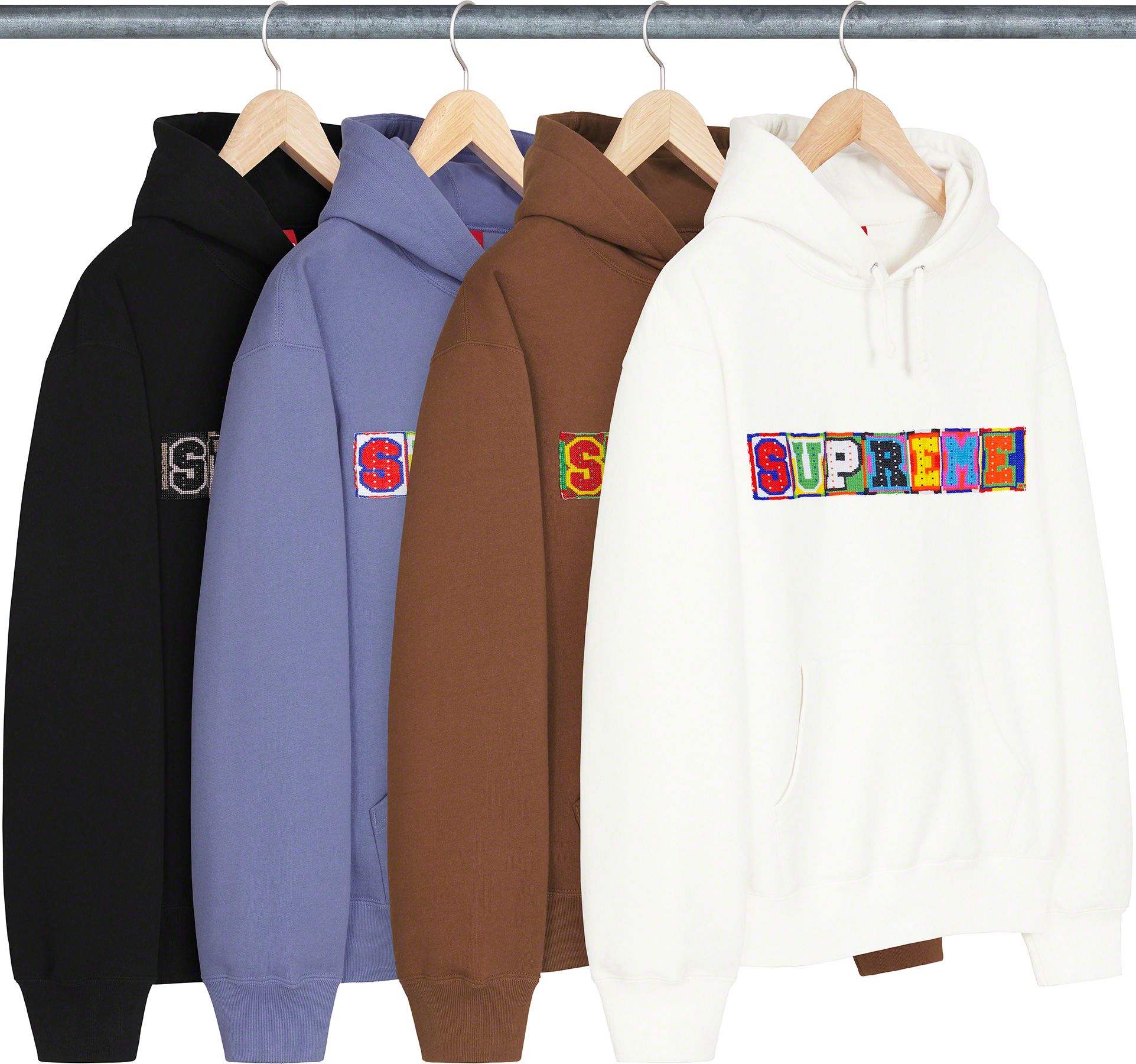 Beaded Hooded Sweatshirt - spring summer 2023 - Supreme