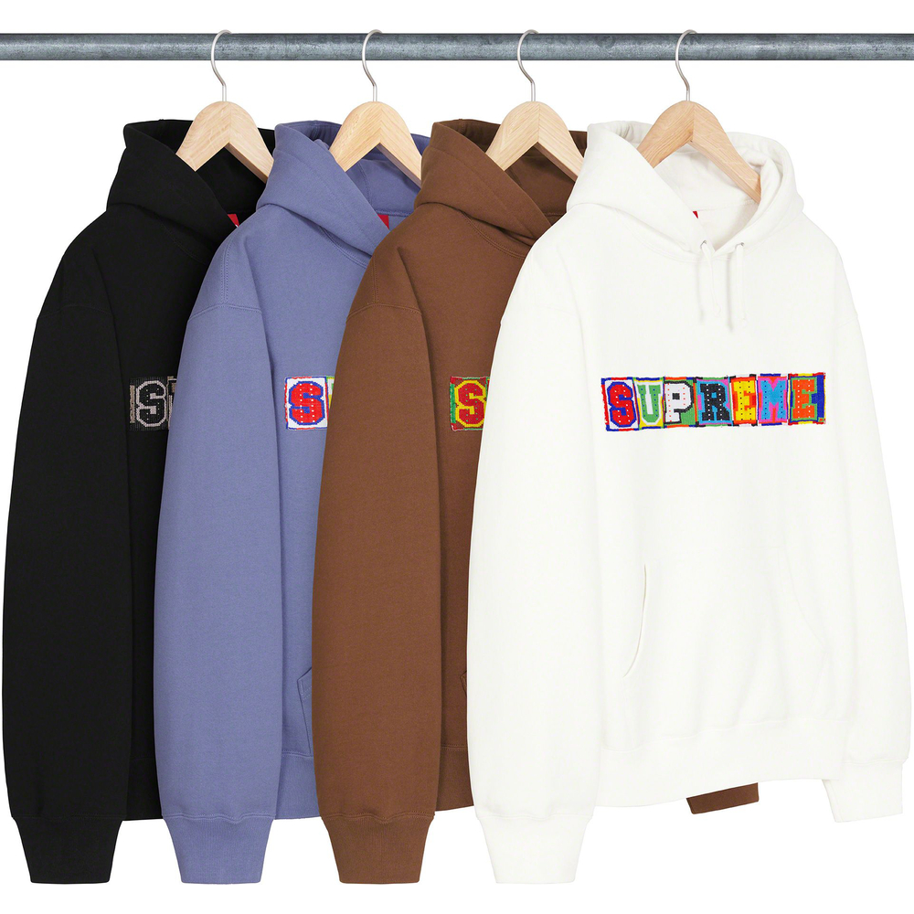 Supreme Beaded Hooded Sweatshirt releasing on Week 9 for spring summer 2023