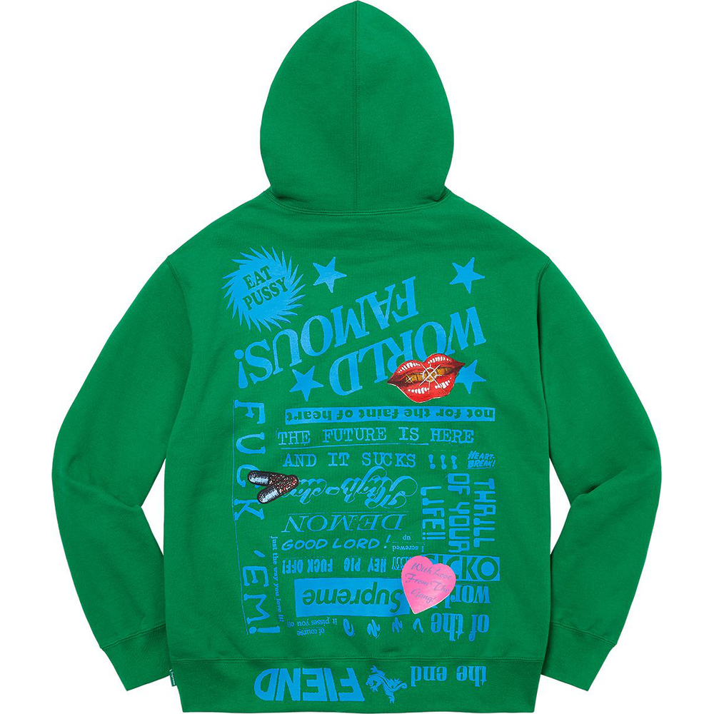 Supreme Fiend Hooded Sweatshirt (SS23) - [hidden] - $168