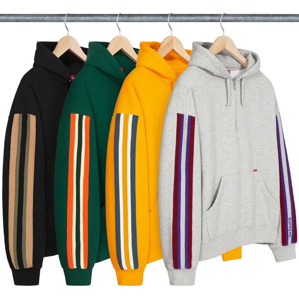 Supreme Half Zip Hooded Sweatshirt released during spring summer 23 season