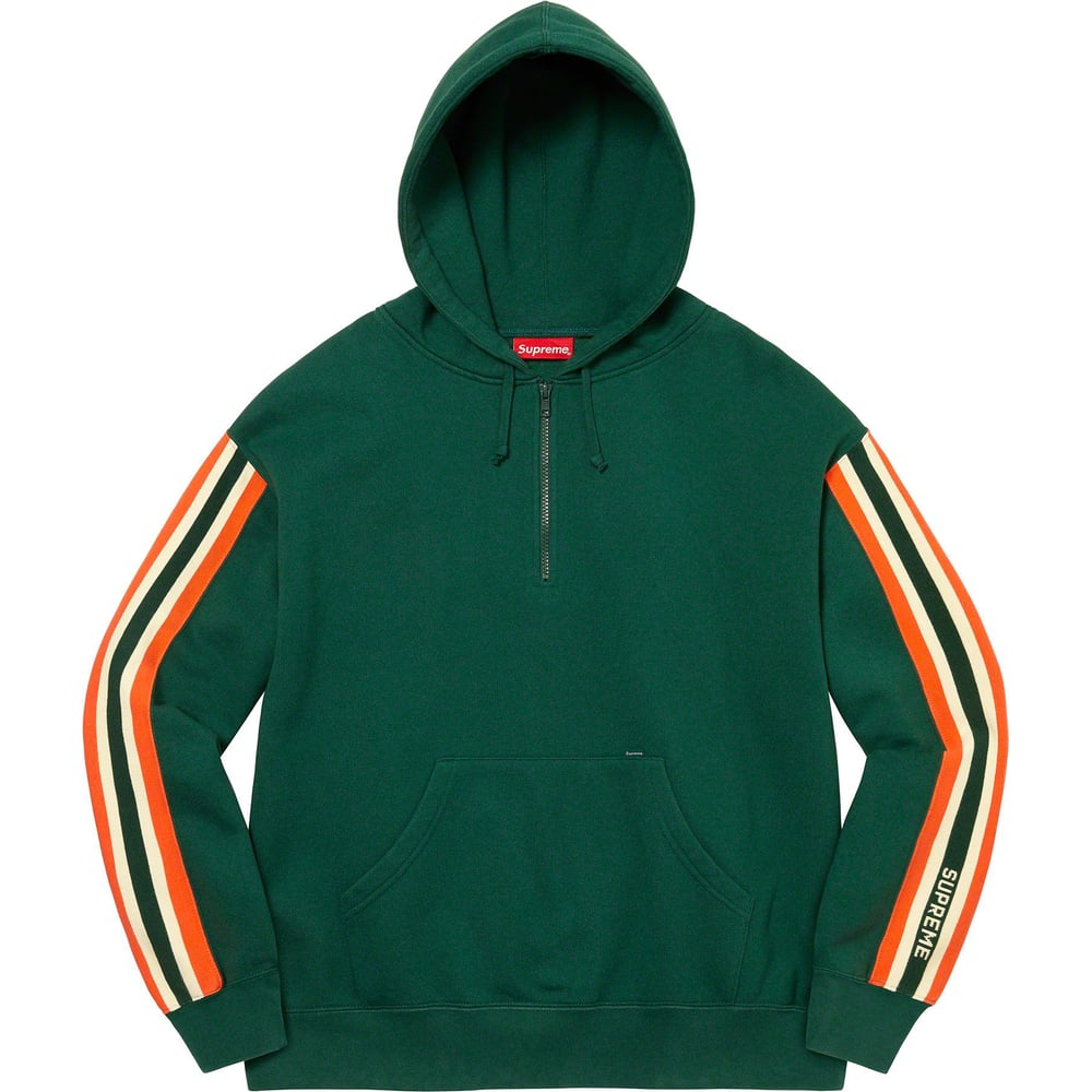 Details on Half Zip Hooded Sweatshirt  from spring summer
                                                    2023 (Price is $158)