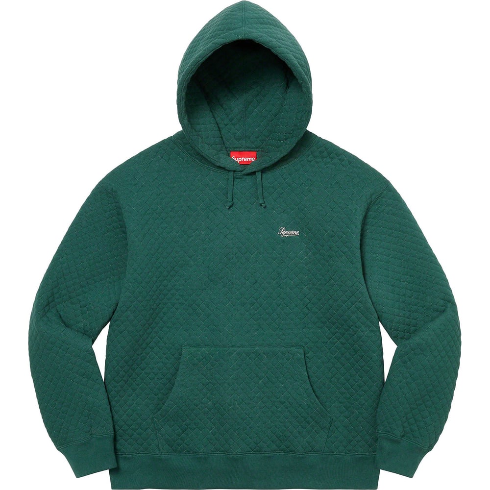 Details on Micro Quilted Hooded Sweatshirt  from spring summer
                                                    2023 (Price is $178)