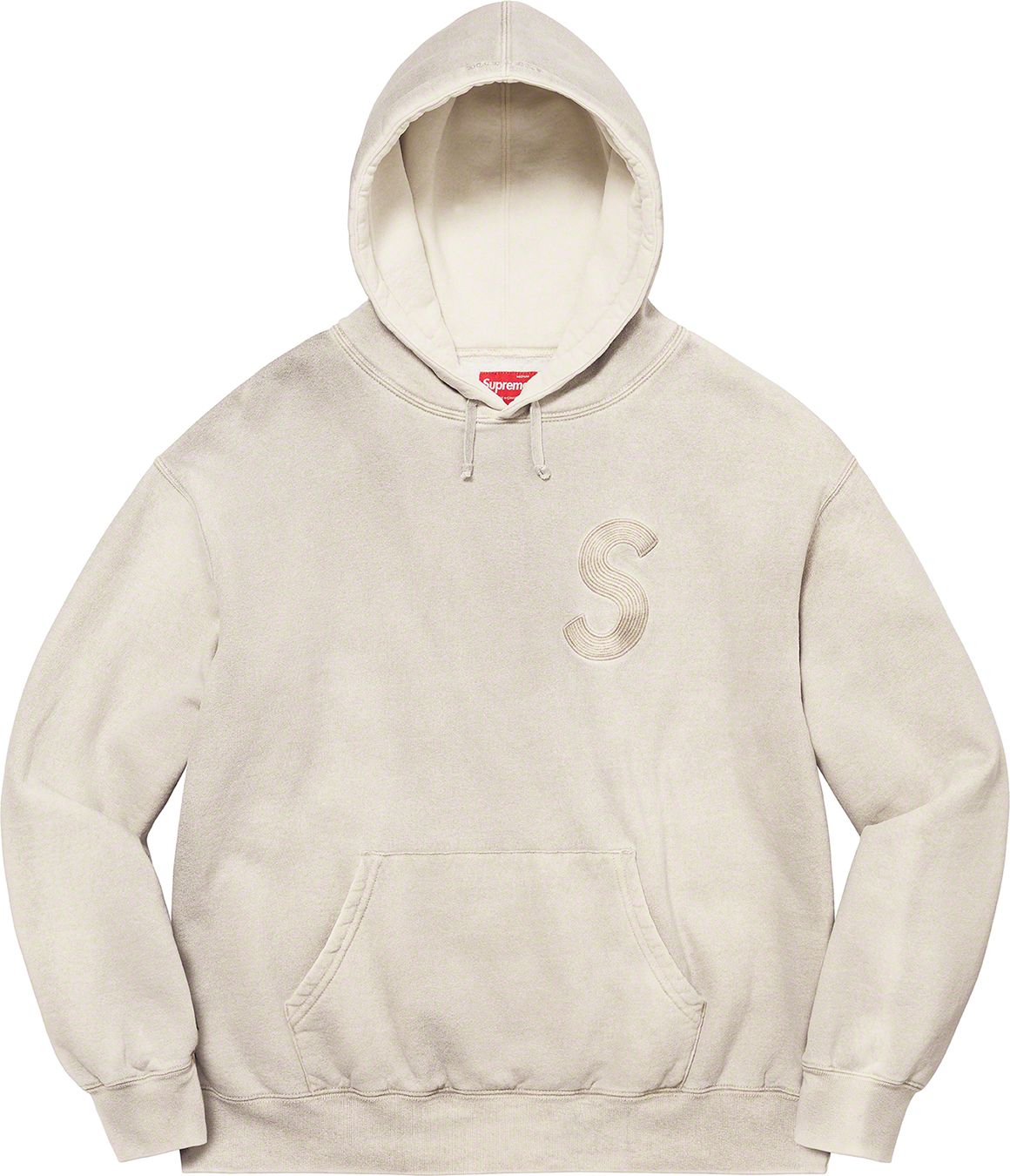 Overdyed S Logo Hooded Sweatshirt - spring summer 2023 - Supreme