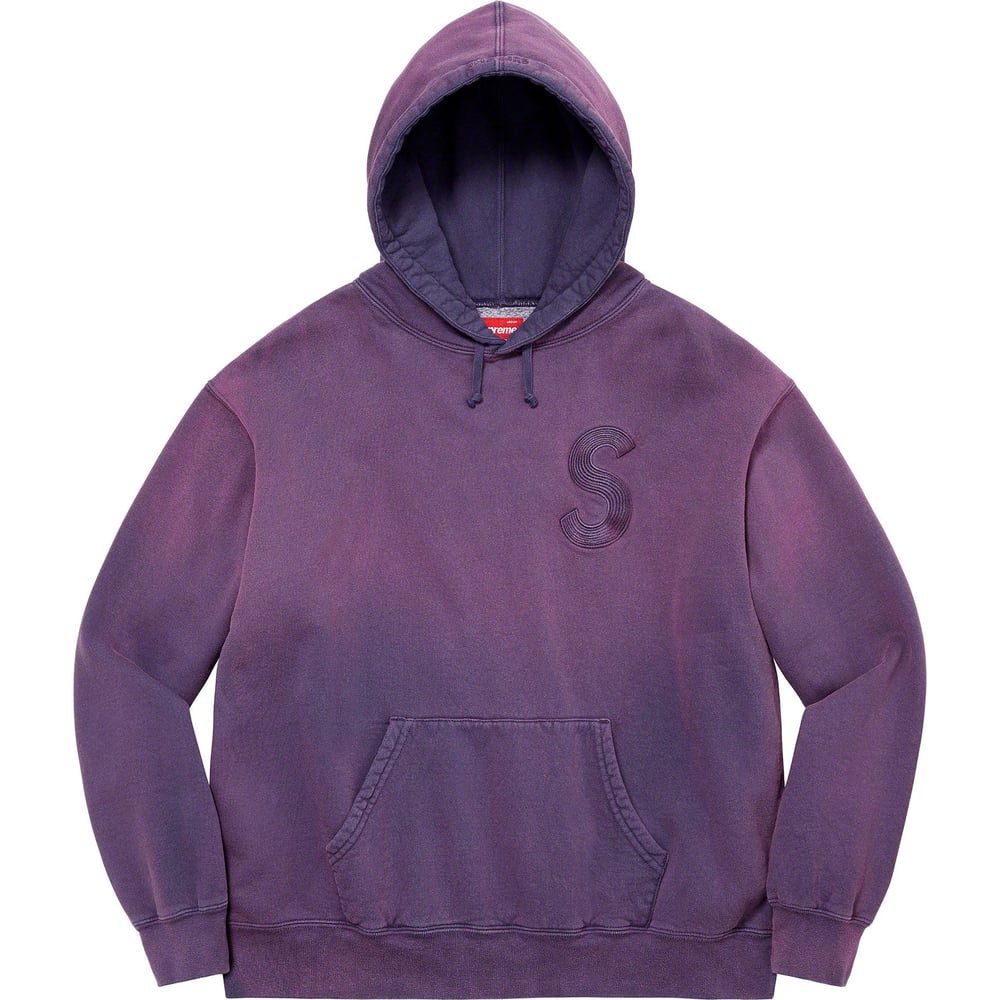 Details on Overdyed S Logo Hooded Sweatshirt  from spring summer 2023