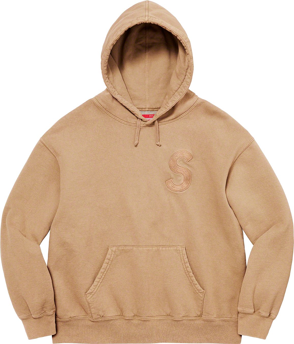 Overdyed S Logo Hooded Sweatshirt - spring summer 2023 - Supreme