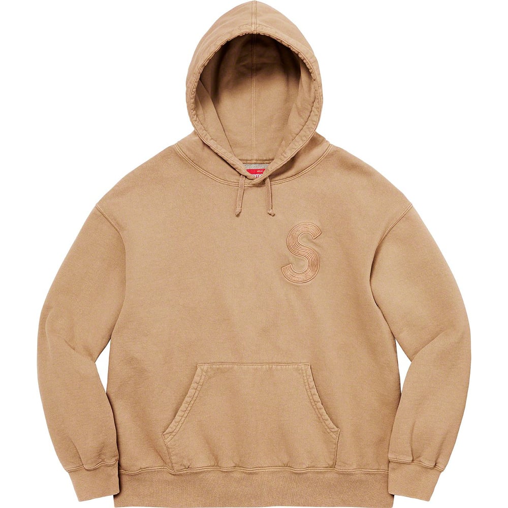 Details on Overdyed S Logo Hooded Sweatshirt [hidden] from spring summer
                                                    2023 (Price is $158)