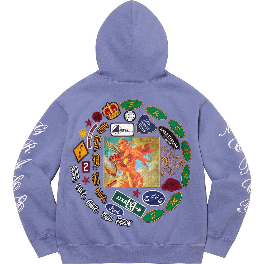 Details on Patches Spiral Hooded Sweatshirt [hidden] from spring summer
                                                    2023 (Price is $178)