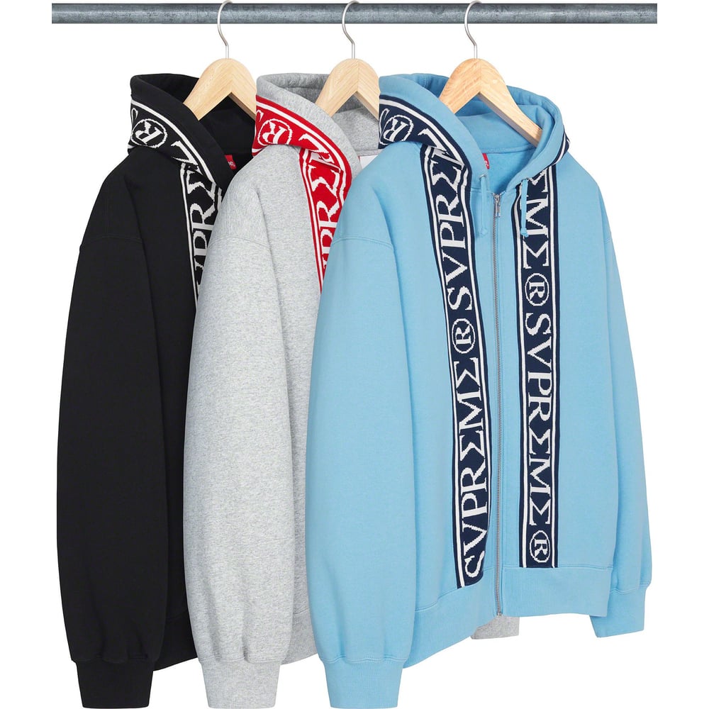 Supreme Roman Zip Up Hooded Sweatshirt released during spring summer 23 season