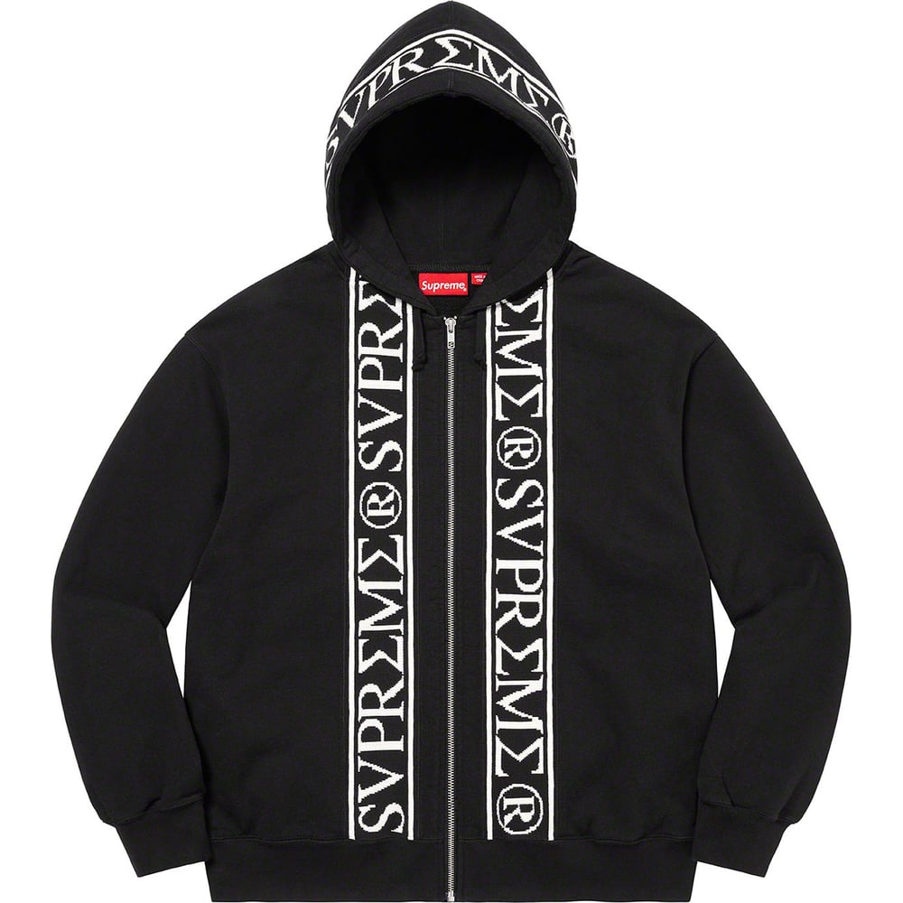 Supreme Roman Zip Up Hooded Sweatshirt (SS23) - [hidden] - $168