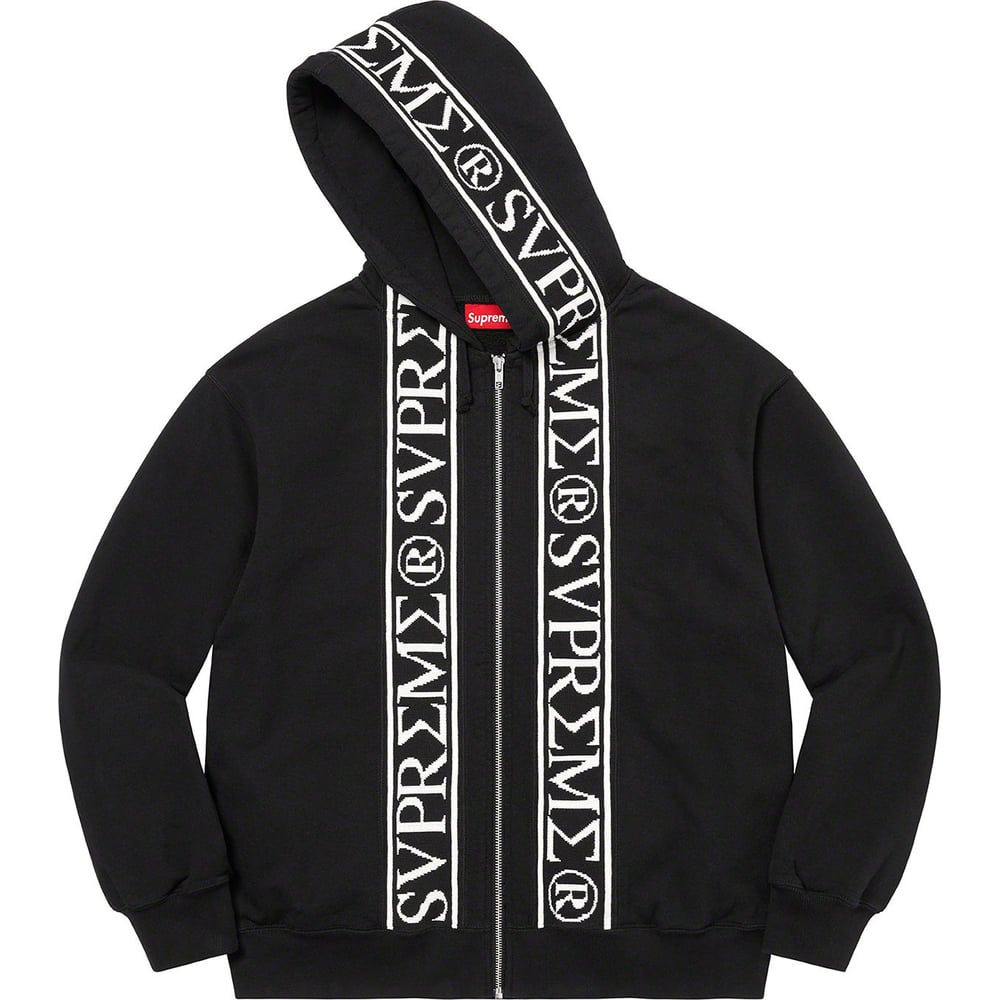 Supreme Roman Zip Up Hooded Sweatshirt (SS23) - [hidden] - $168