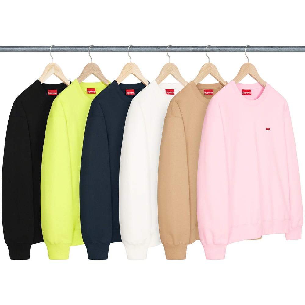 Details on Small Box Crewneck from spring summer
                                            2023 (Price is $138)