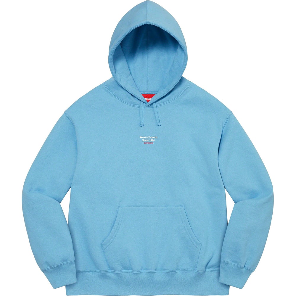 Supreme World Famous Micro Hooded Sweatshirt (SS23) - $158