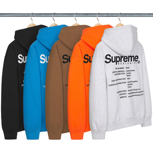 Worldwide Hooded Sweatshirt - spring summer 2023 - Supreme