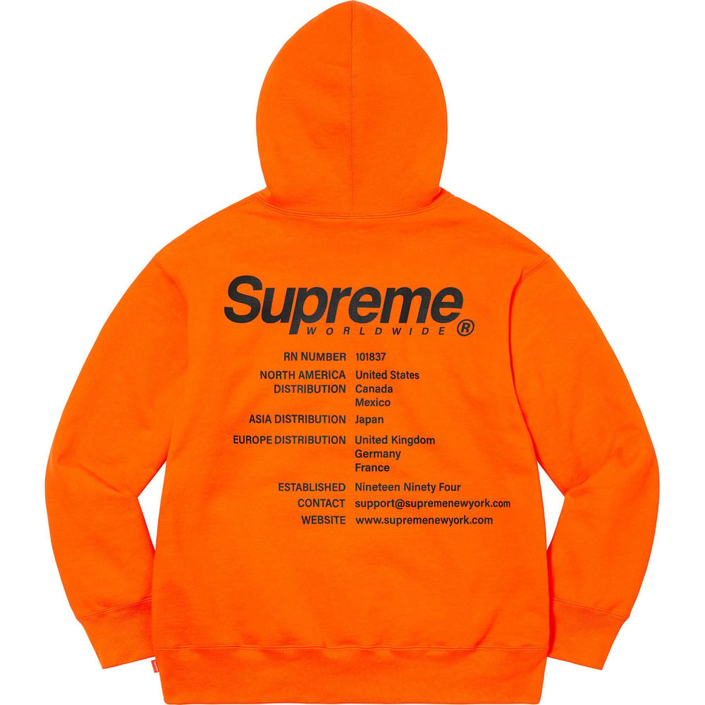 Details on Worldwide Hooded Sweatshirt  from spring summer 2023 (Price is $158)