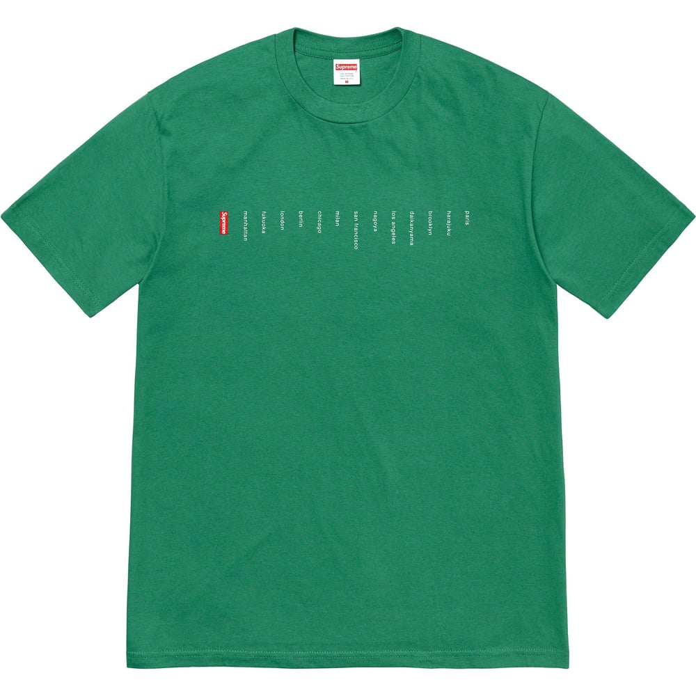 Supreme Location Tee for spring summer 23 season