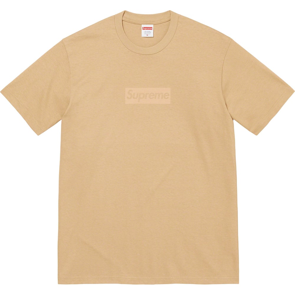 Details on Tonal Box Logo Tee from spring summer 2023 (Price is $40)