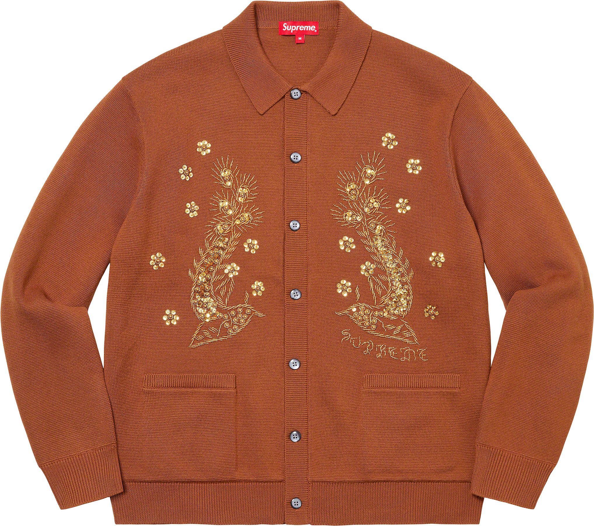 Beaded Appliqué Cardigan - spring summer 2023 - Supreme