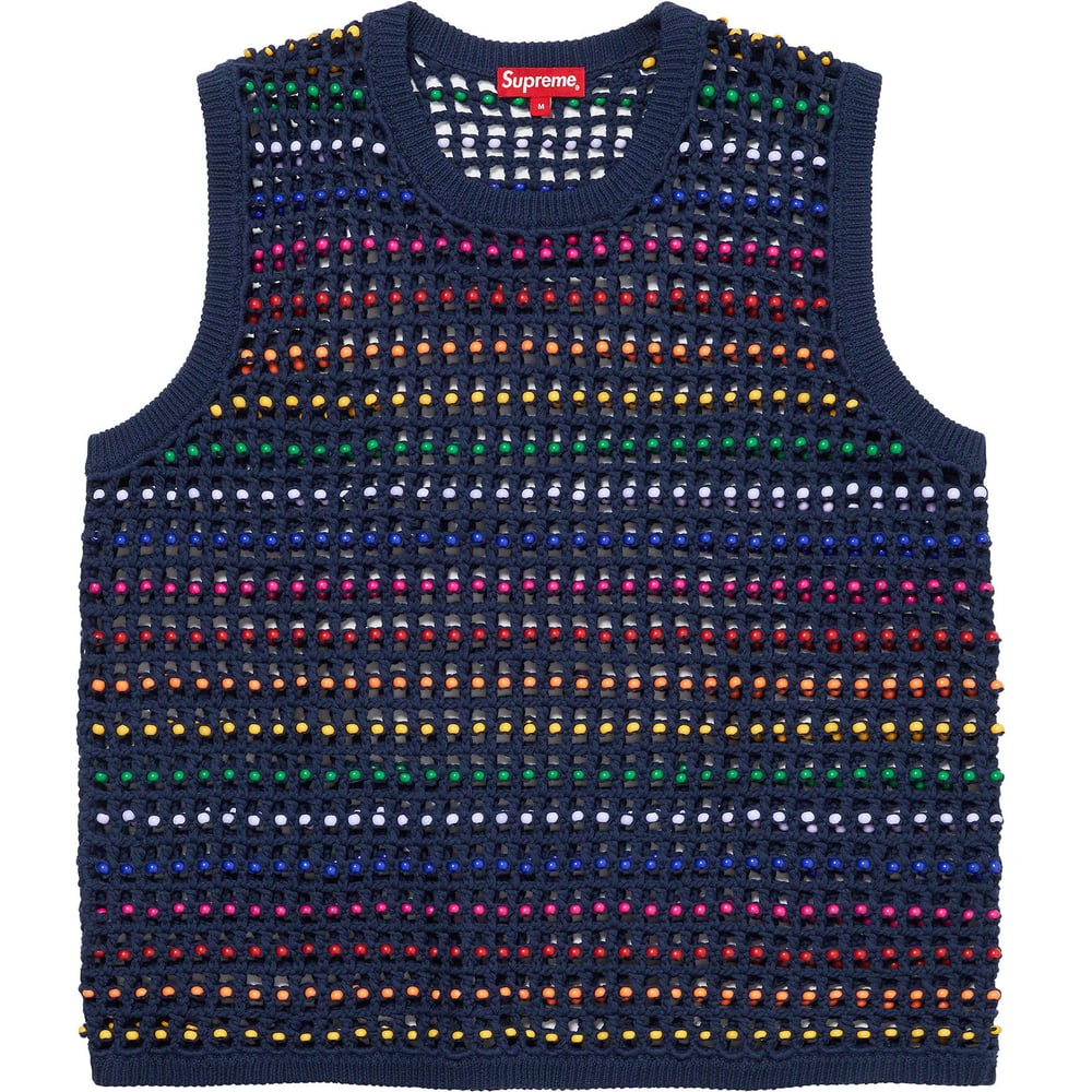 Details on Beaded Sweater Vest  from spring summer 2023