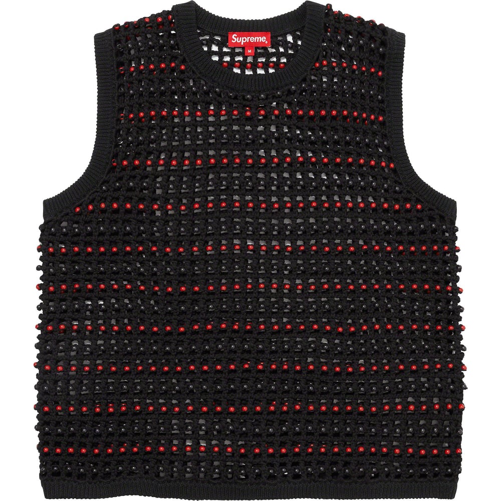 Details on Beaded Sweater Vest  from spring summer
                                                    2023 (Price is $248)