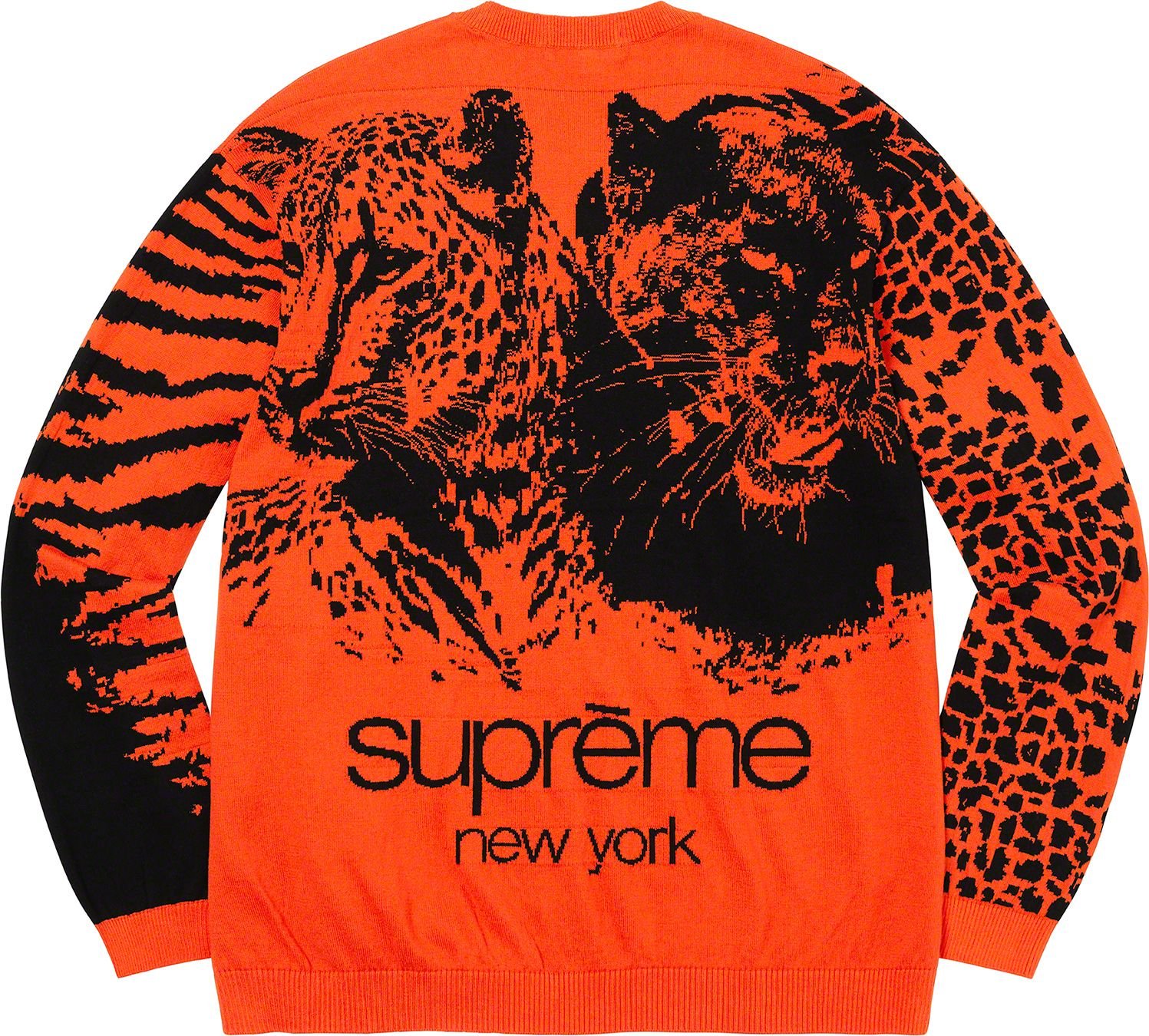 Big Cats Jacquard L S Top - spring summer 2023 - Supreme