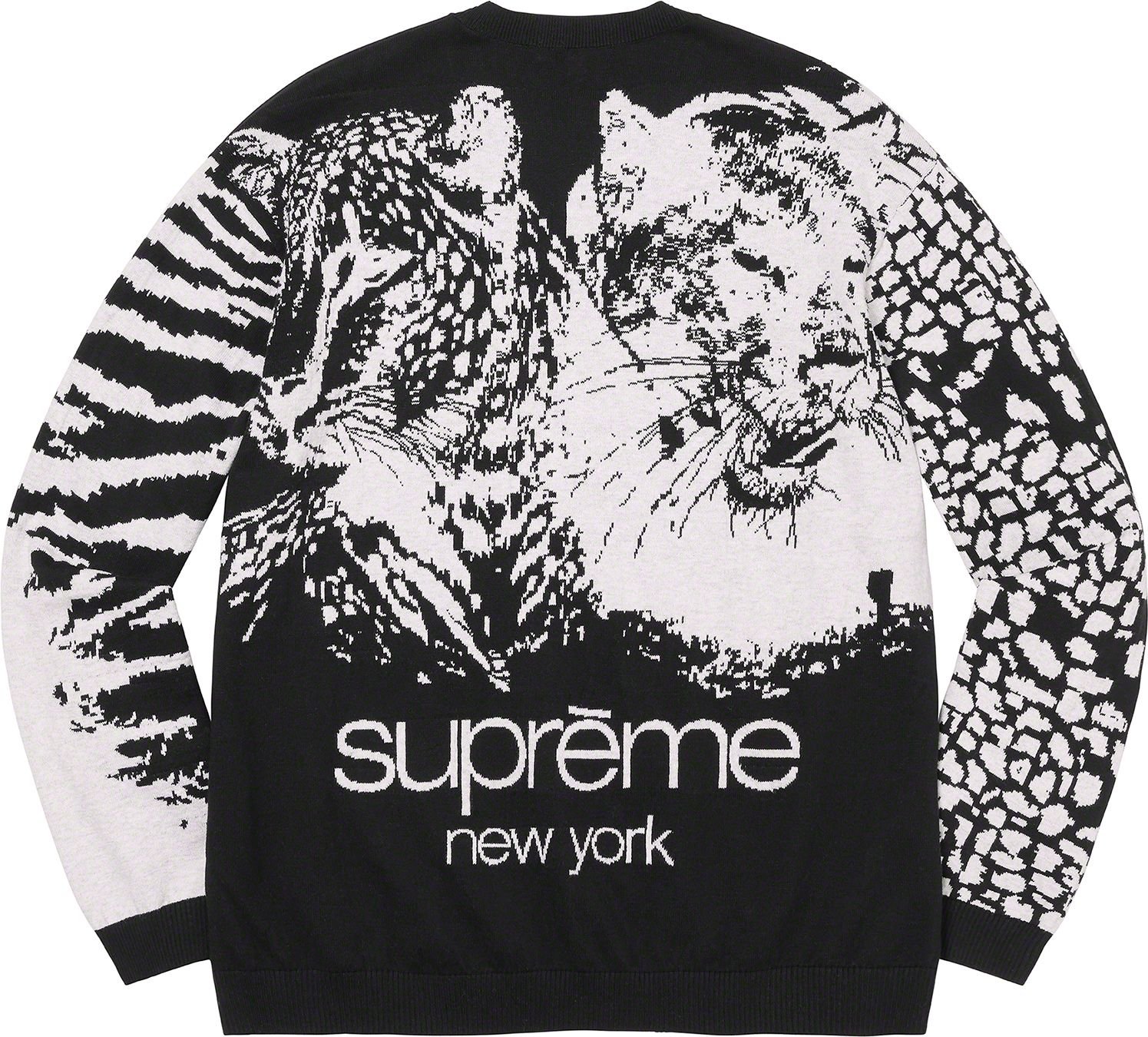 Big Cats Jacquard L S Top - spring summer 2023 - Supreme