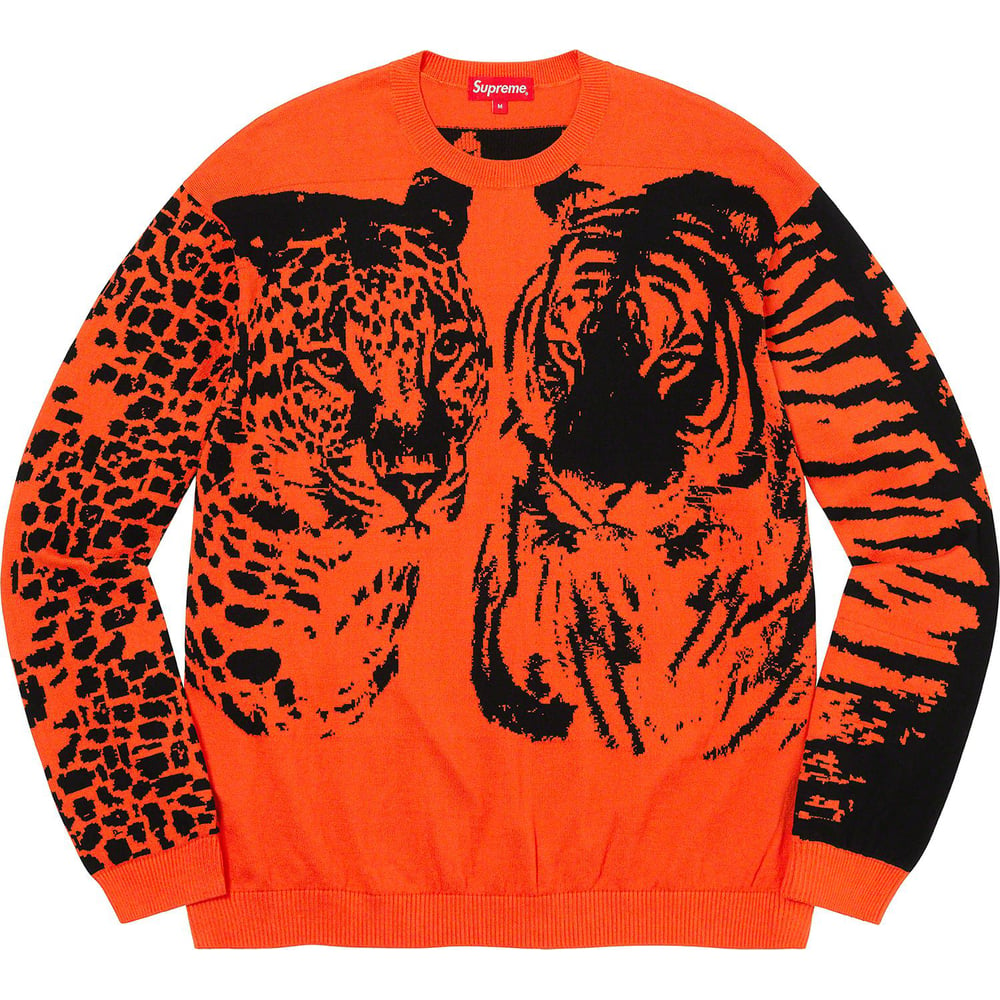 ブランド 新品 Supreme Big Cats Jacquard L/S Top XL | www.tegdarco.com