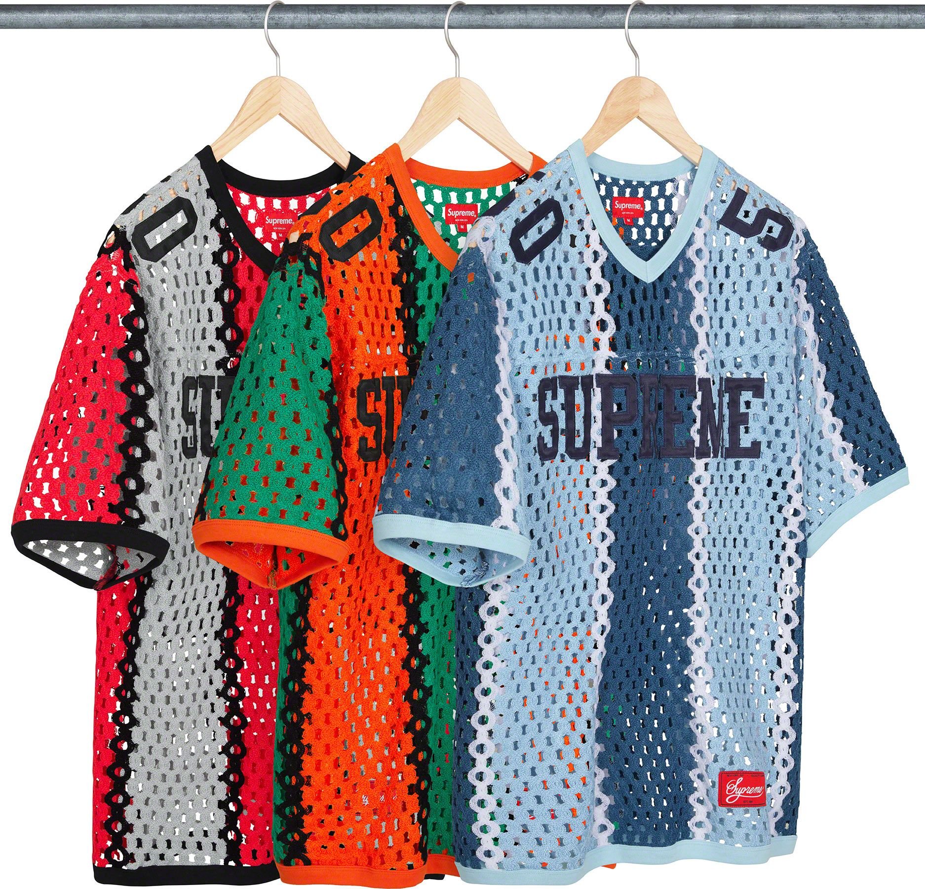 Crochet Football Jersey - spring summer 2023 - Supreme