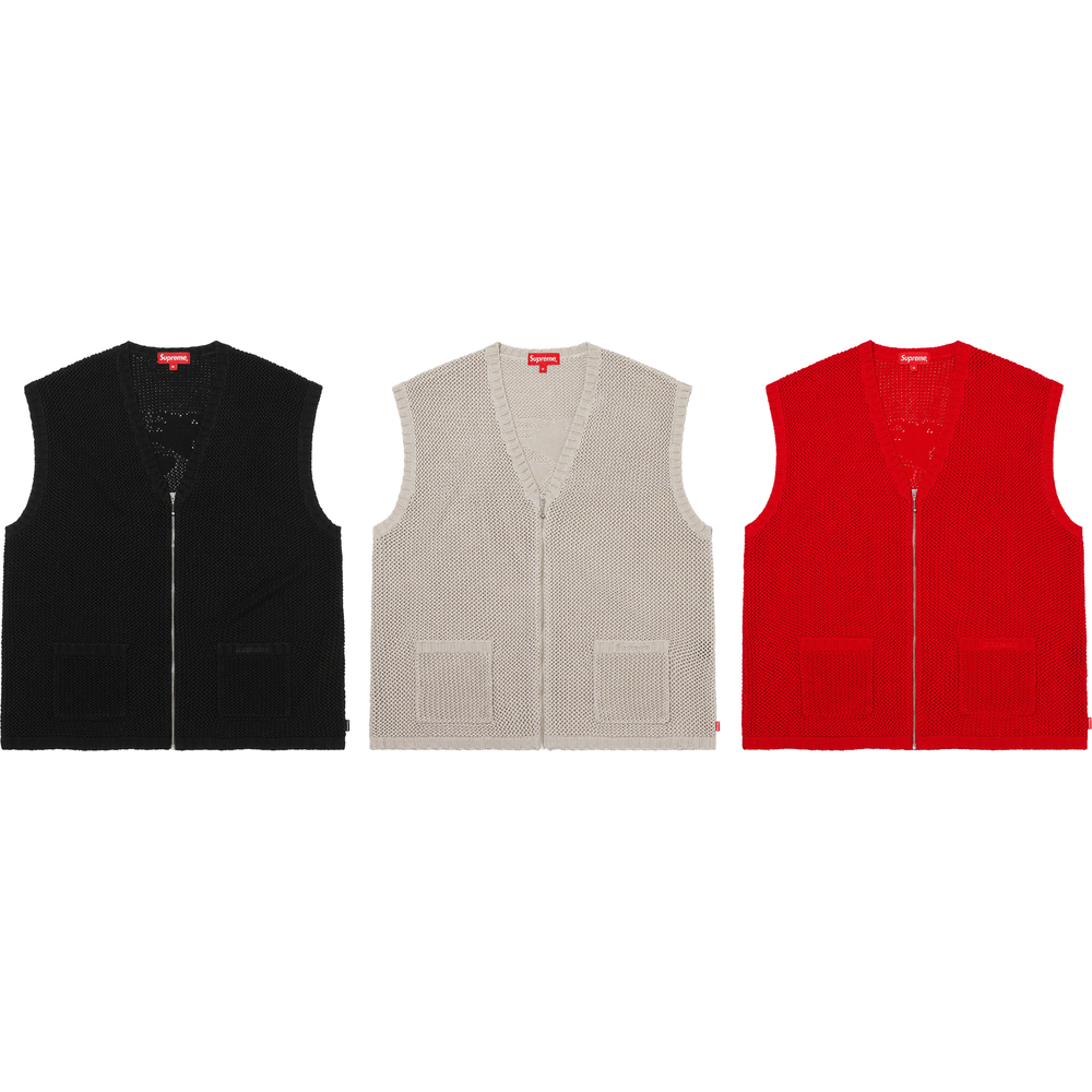 Supreme Dragon Zip Up Sweater Vest releasing on Week 18 for spring summer 2023