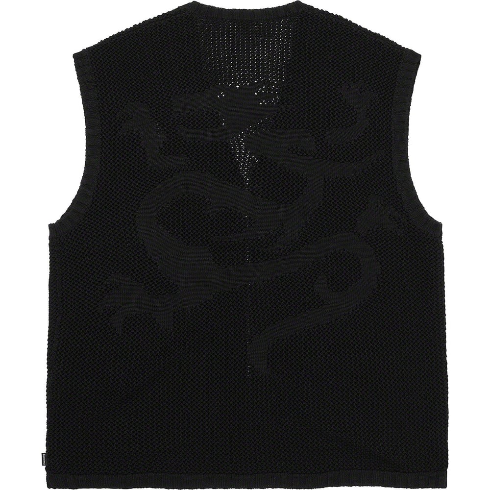 Details on Dragon Zip Up Sweater Vest  from spring summer
                                                    2023 (Price is $138)