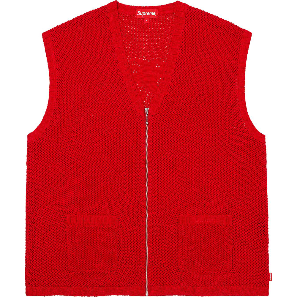 Supreme Dragon Zip Up Sweater Vest (SS23) - $138