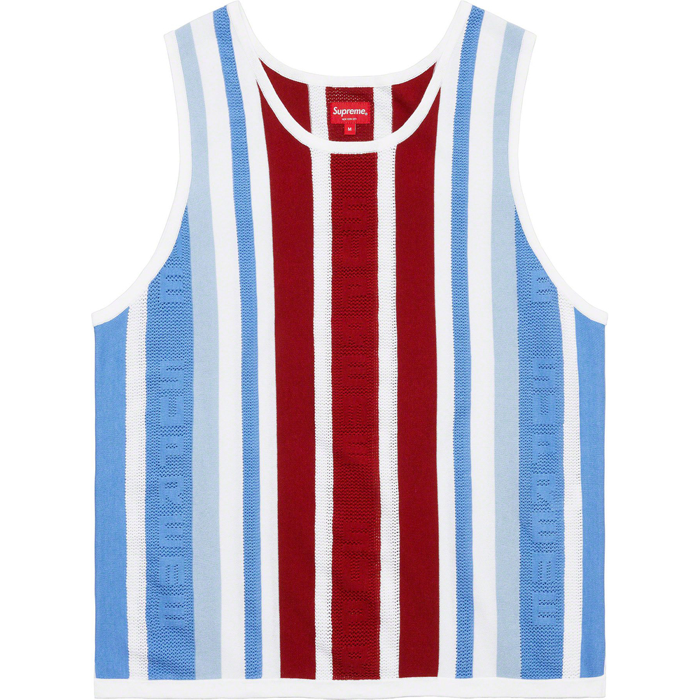 Details on Knit Stripe Tank Top  from spring summer
                                                    2023 (Price is $118)