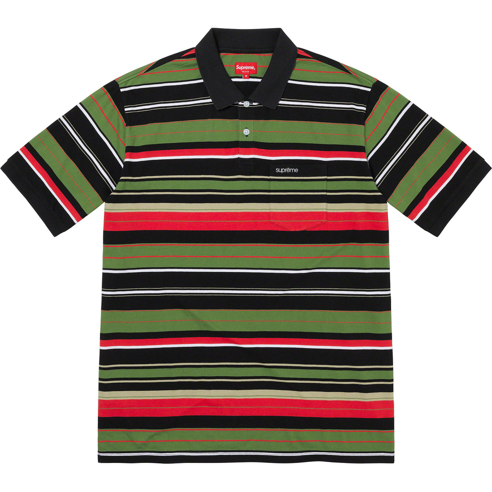 Details on Multi Stripe Polo  from spring summer
                                                    2023 (Price is $98)