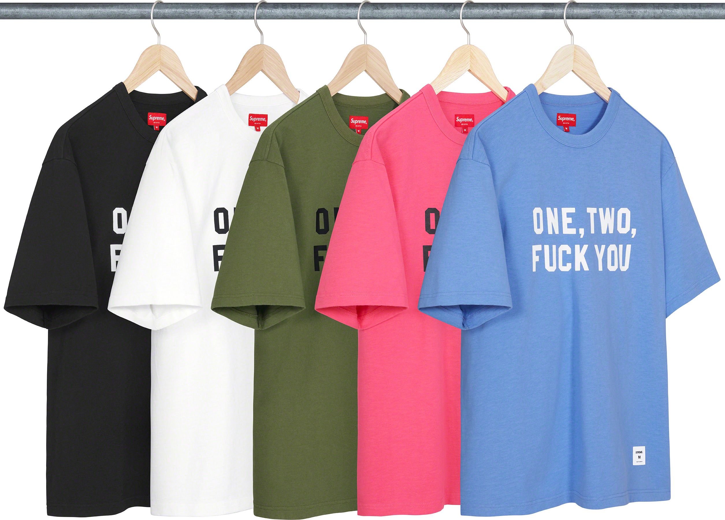 One Two Fuck You S S Top - spring summer 2023 - Supreme