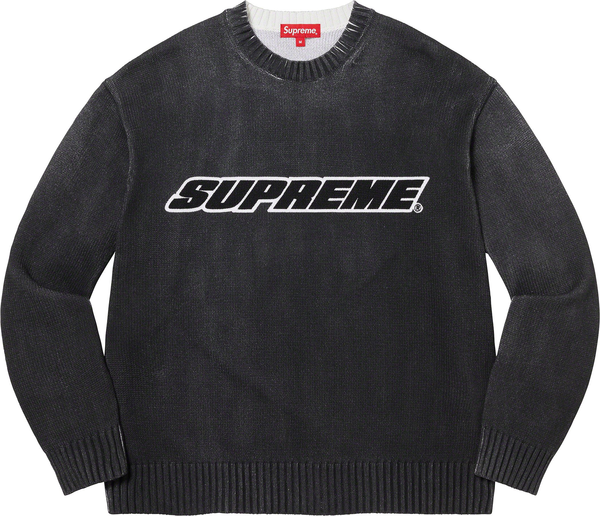 Printed Washed Sweater - spring summer 2023 - Supreme