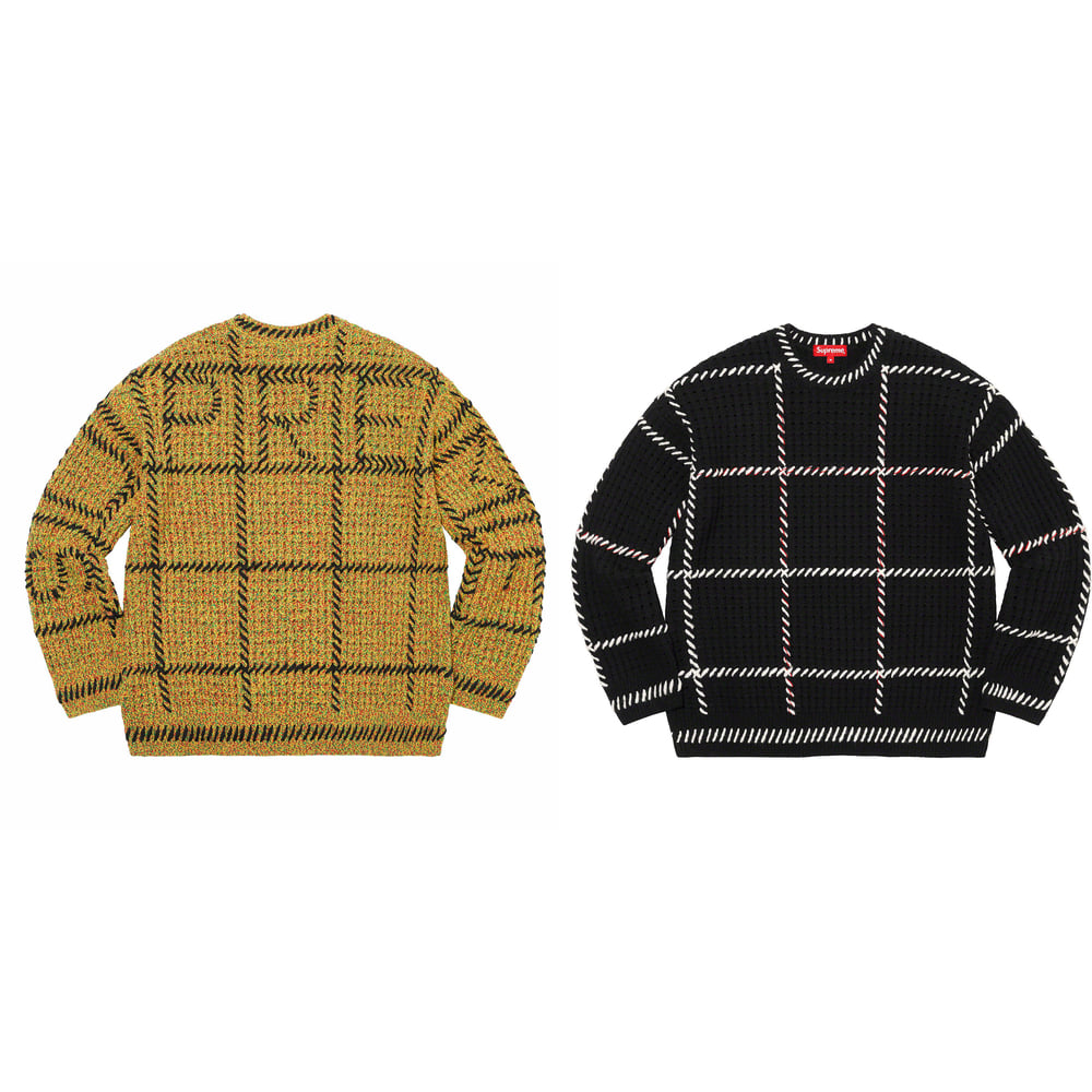 Supreme Quilt Stitch Sweater releasing on Week 1 for spring summer 23