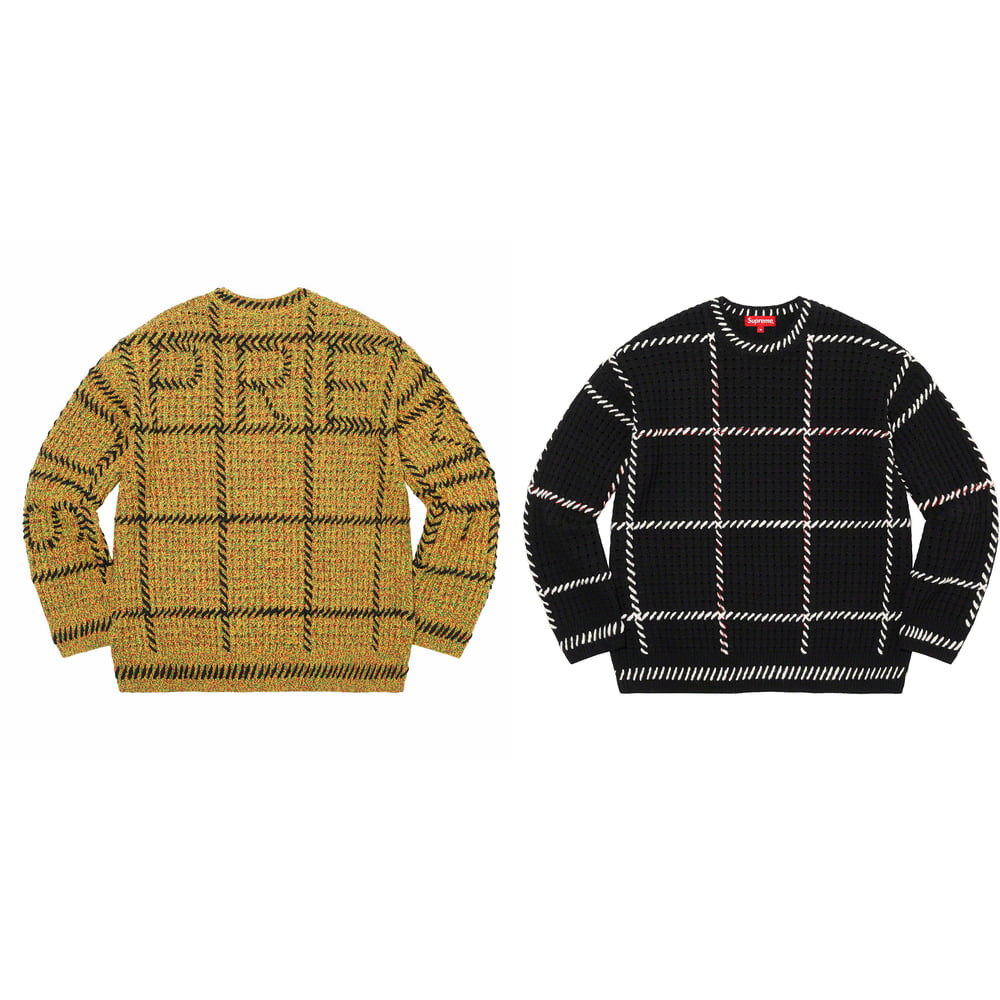 Supreme Quilt Stitch Sweater for spring summer 23 season