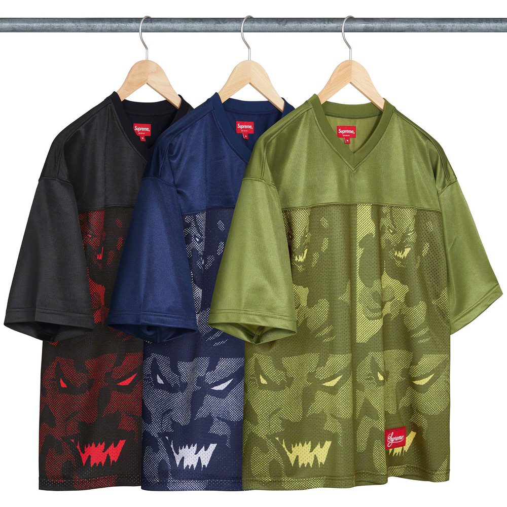 Supreme Ronin Football Jersey released during spring summer 23 season