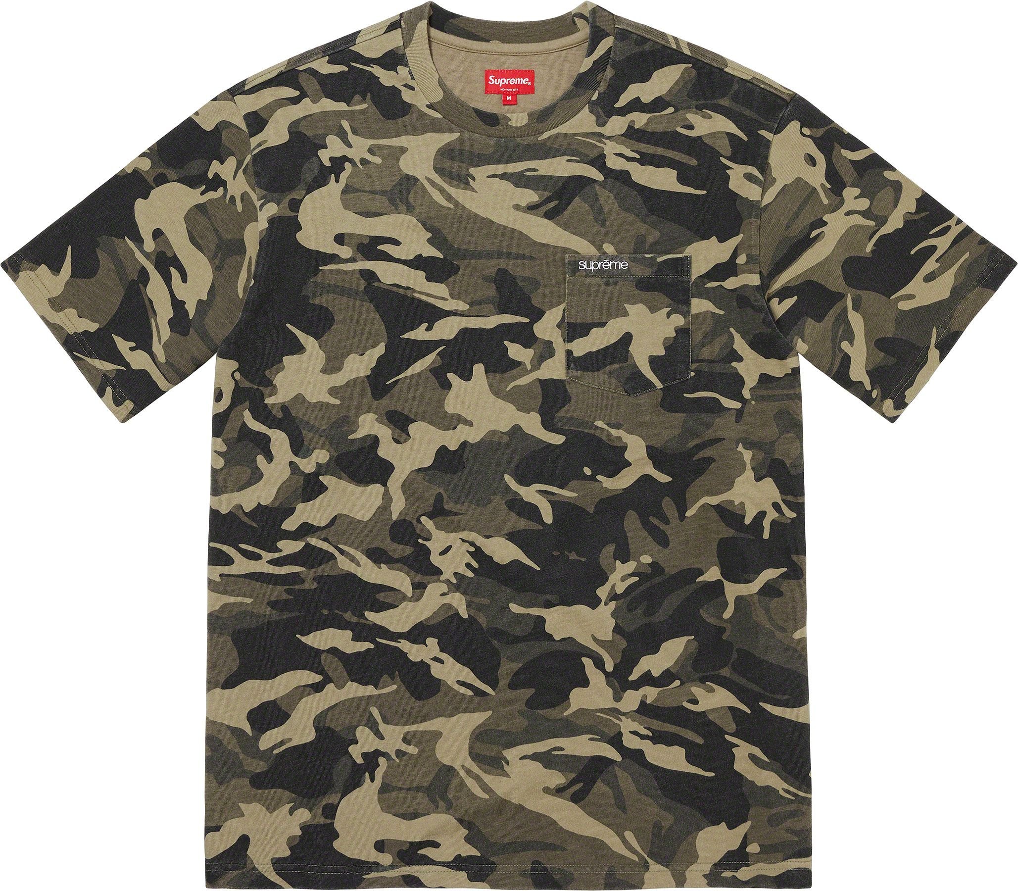 Supreme Pocket Tee Desert Camo Men's - SS17 - US